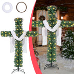 cross-shaped Easter Christmas tree