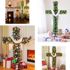 cross-shaped Easter Christmas tree