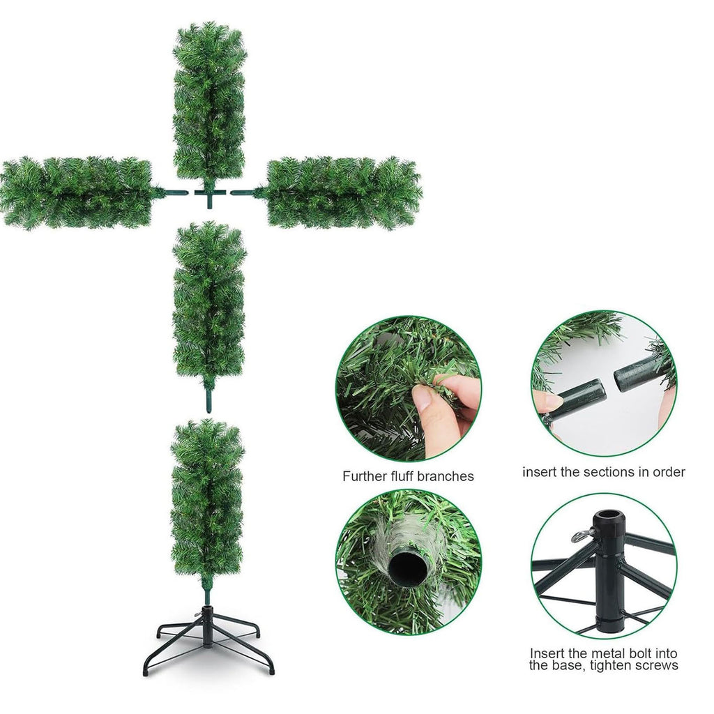 cross-shaped Easter Christmas tree
